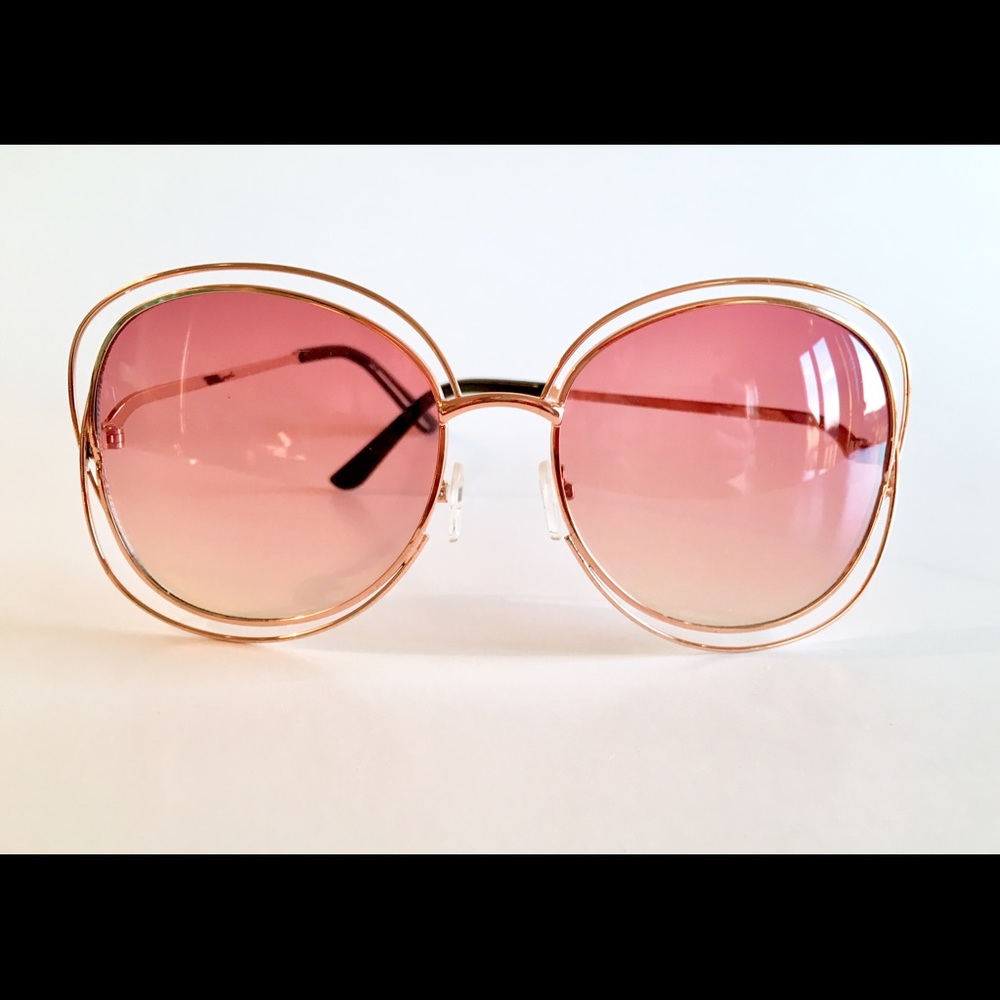 Free People Sunglasses Pink Gold